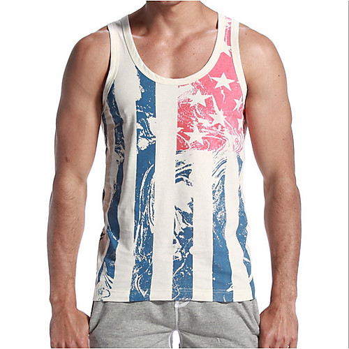 

Men's Daily Tank Top - Striped White