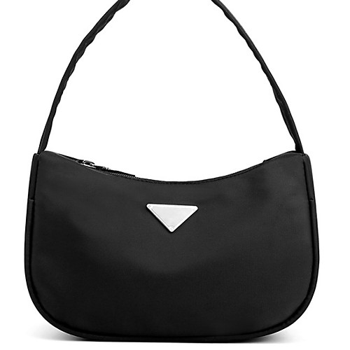 

Women's Zipper Nylon Top Handle Bag Solid Color Purple / Blushing Pink / Green