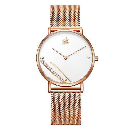 

Women's Steel Band Watches Casual Fashion Stainless Steel Japanese Quartz Rose Gold Black Water Resistant / Waterproof 30 m 1 pc Analog One Year Battery Life