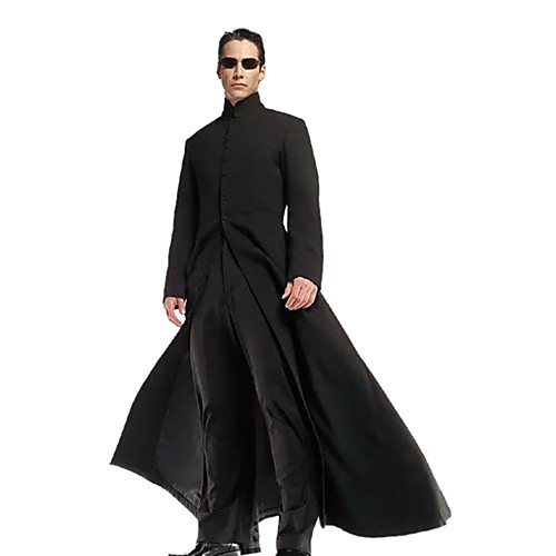 

Cosplay Coat Party Costume Adults' Men's Halloween Halloween Festival / Holiday Polyster Black Men's Carnival Costumes