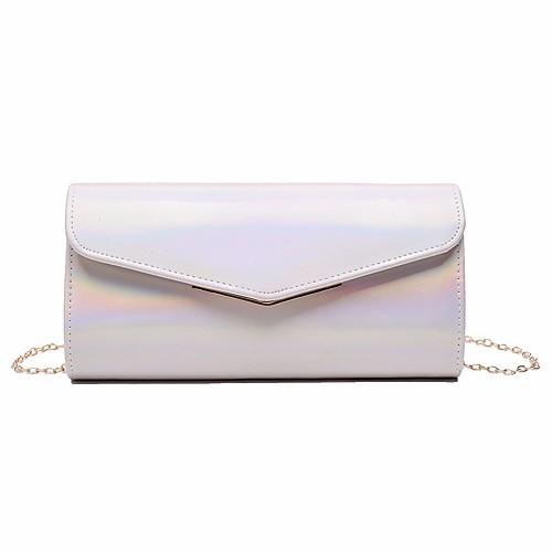 

Women's Glitter PU Crossbody Bag Solid Color Blushing Pink / Champagne / White