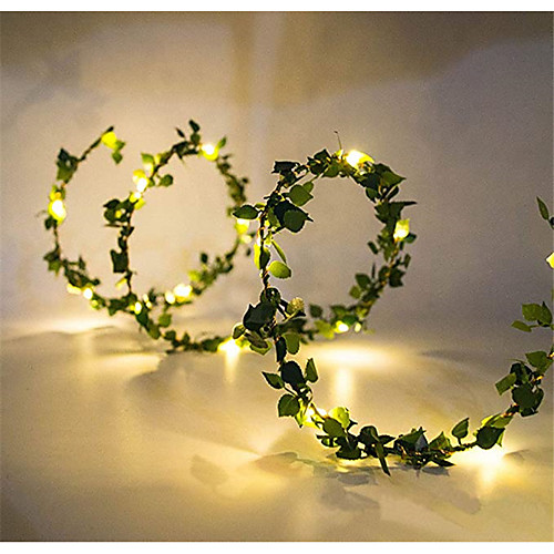 

2m String Lights 20 LEDs SMD 0603 1pc Warm White Thanksgiving Day / Christmas Waterproof / Party / Decorative USB Powered / Batteries Powered