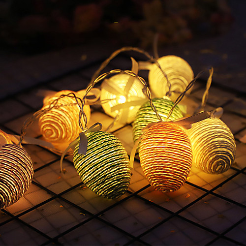 

LED String Lights Easter Eggs Rope Egg Battery Light Strings Easter Decoration Lights 1.5M 10LED