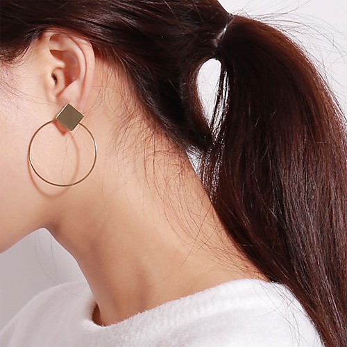 

Women's Earrings Holiday Wedding Birthday Romantic Earrings Jewelry Gold / Silver For Date Street Festival 1 Pair