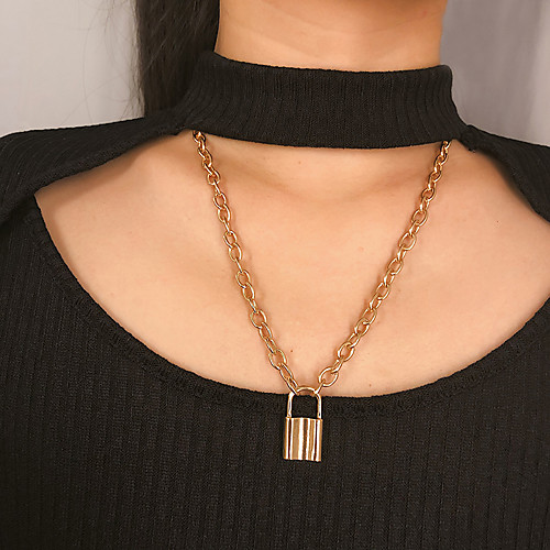 

Women's Necklace Friends European Romantic Casual / Sporty Sweet Chrome Gold Silver 50 cm Necklace Jewelry 1pc For Street Festival