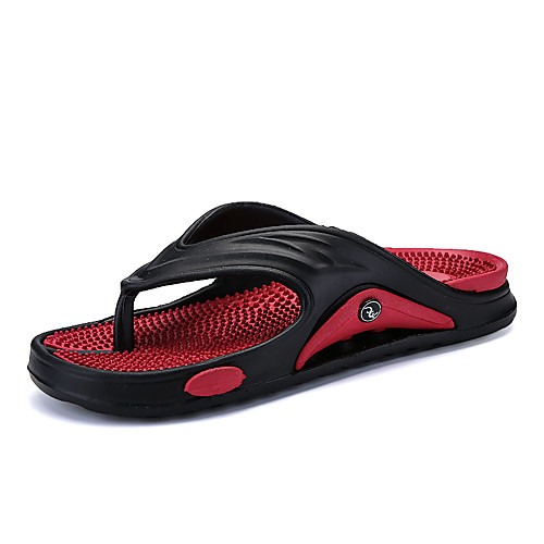 

Men's Rubber / PVC Summer Sporty Slippers & Flip-Flops Water Shoes Breathable Red / Blue / Gray