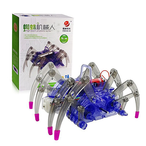 

Electric Spider Robot Science & Exploration Set Educational Toy Marine animal DIY Hand-made Decompression Toys Plastic Shell Teenager All Toy Gift 1 pcs