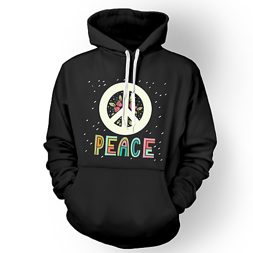 

Inspired by Love and Peace Cosplay Cosplay Costume Hoodie Polyster Print Printing Hoodie For Men's / Women's