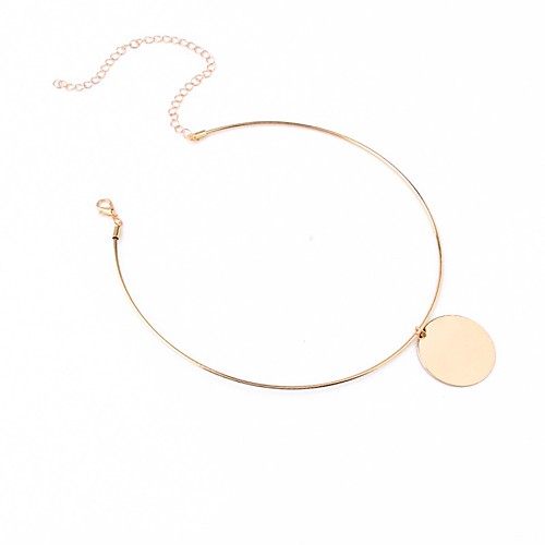

Women's Necklace Friends European Romantic Casual / Sporty Sweet Chrome Gold Silver 38 cm Necklace Jewelry 1pc For Street Festival