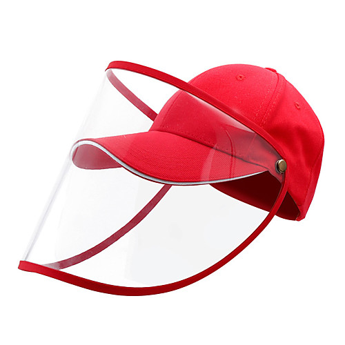 

Cotton Protective Baseball Cap-Red