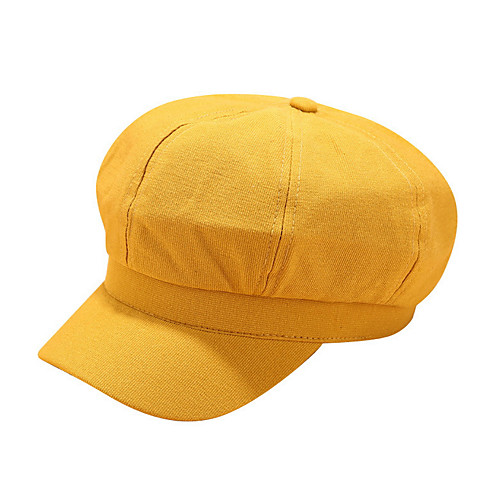 

Women's Basic Cotton Sun Hat-Solid Colored Wine Yellow Blushing Pink