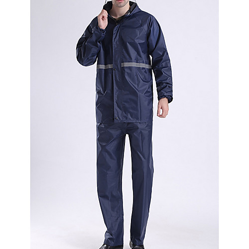 

Protective Clothing Anti Dust And Droplet Men's Hiking Raincoat Outdoor Waterproof Windproof Raincoat Burgundy / Blue / Black