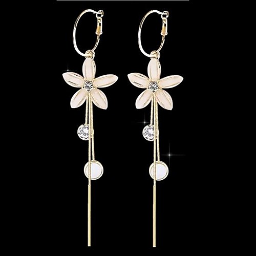 

Women's Drop Earrings Tassel Fringe Stylish Sweet Shell Earrings Jewelry Gold For Date Festival 1 Pair