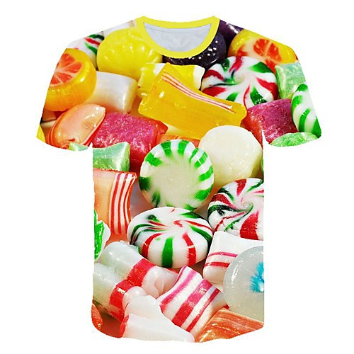 

Men's Daily T-shirt - 3D Print Rainbow