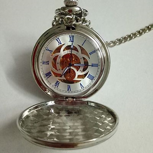 

Unisex Pocket Watch Mechanical manual-winding Vintage Style Stainless Steel Creative New Design Casual Watch Analog Casual - Gold Blue