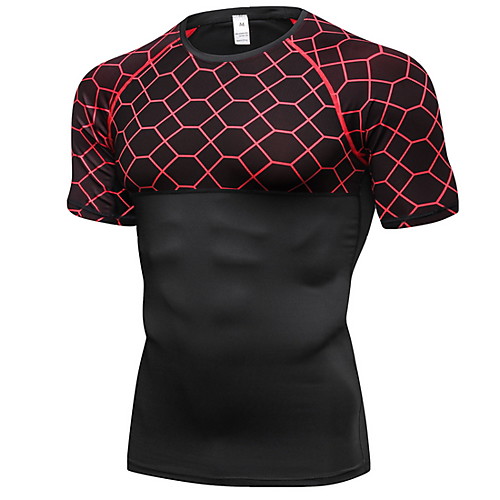 

Men's Daily T-shirt - Geometric Red