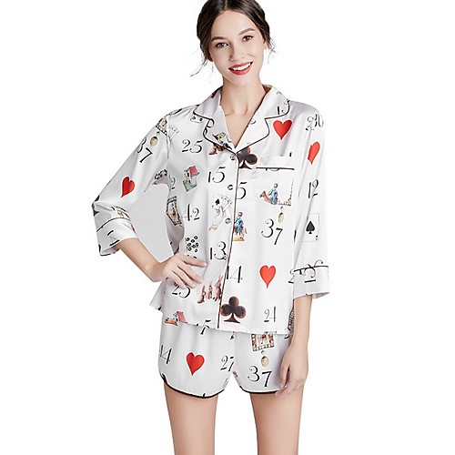 

Women's Suits Nightwear White XL