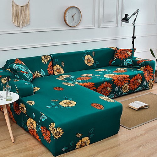 

Nordic Retro Printing Elastic Sofa Cover Full Package Single Double Three Person Sofa Cover