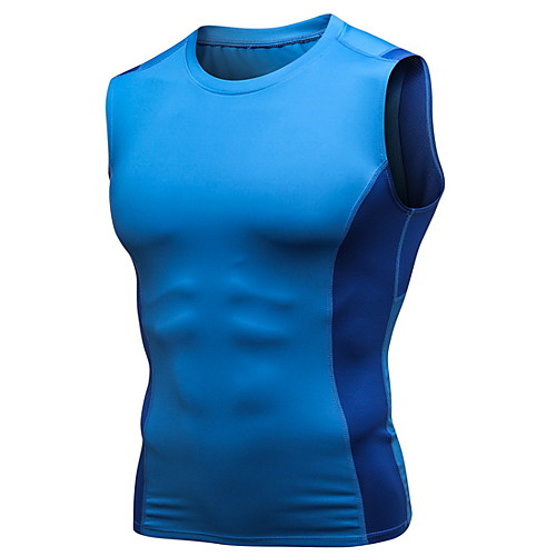 

Men's Daily Tank Top - Color Block Blue