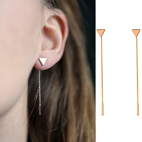 

Women's Earrings Holiday Wedding Birthday Romantic Earrings Jewelry Gold For Date Street Festival 1 Pair