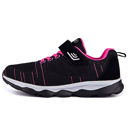 

Women's Flats Flat Heel Round Toe Tissage Volant Sporty / Casual Running Shoes / Walking Shoes Spring & Fall / Spring Purple / Red / Black