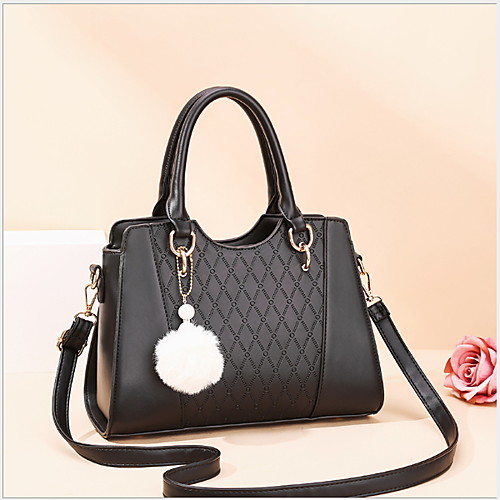 

Women's PU Top Handle Bag Solid Color Red / Green / Black