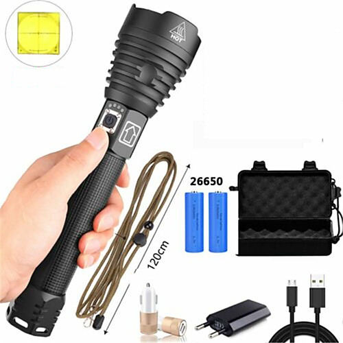

Flashlight Kits Handheld Flashlights / Torch Waterproof LED Emitters with Batteries and Chargers Waterproof Easy Carrying Durable Camping / Hiking / Caving Everyday Use Cycling / Bike USB White Light