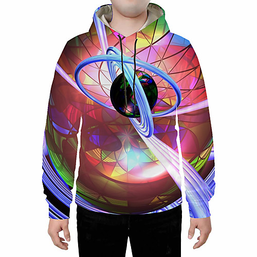 

Men's Basic Hoodie - 3D Rainbow US32 / UK32 / EU40