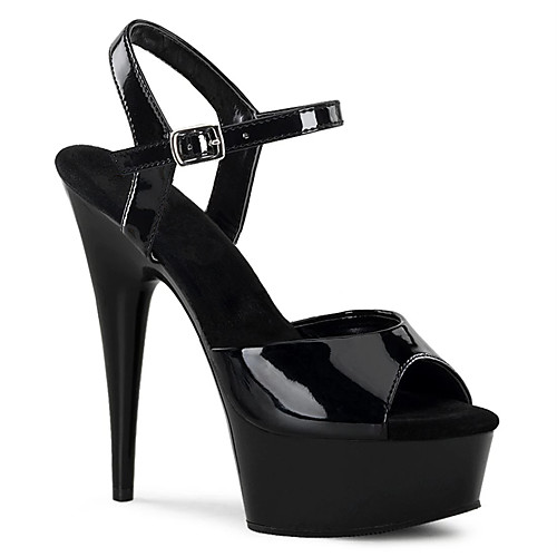 

Women's Sandals Stiletto Heel Peep Toe PU British Summer Red / White / Black