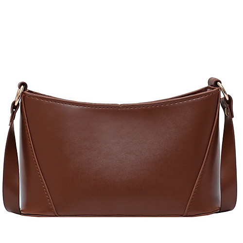 

Women's Zipper PU Crossbody Bag Solid Color Red / Brown / Chocolate