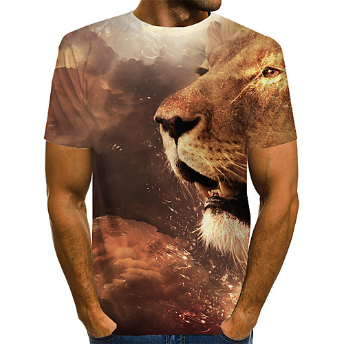 

Men's Daily Basic T-shirt - 3D Rainbow