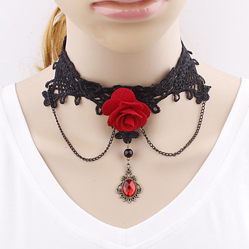 

Women's Necklace Friends European Romantic Casual / Sporty Sweet Chrome Black 30 cm Necklace Jewelry 1pc For Street Festival
