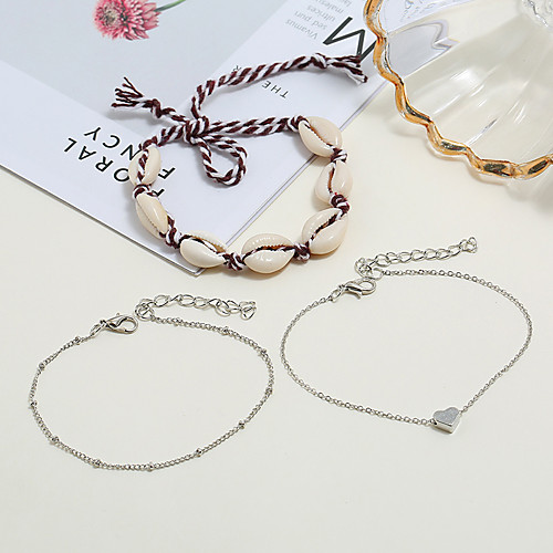 

Leg Chain Elegant Trendy Ethnic Women's Body Jewelry For Wedding Party Date Alloy Wedding Friends Silver 1 Piece