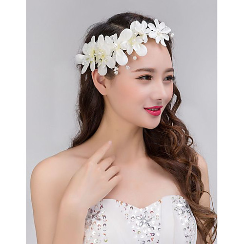 

Women's Hair Jewelry For Wedding Engagement Party Wedding Geometrical Crystal Alloy Red White 1 pc
