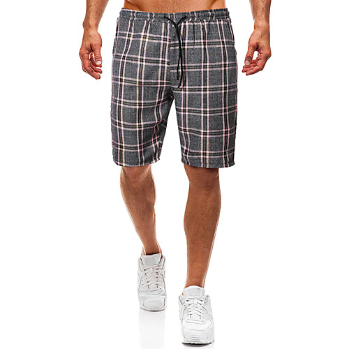 

Men's Basic Shorts Pants - Plaid / Checkered Classic Purple US34 / UK34 / EU42 US36 / UK36 / EU44 US38 / UK38 / EU46