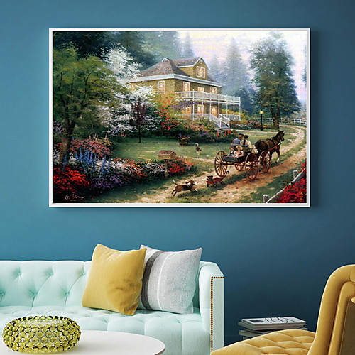 

Oil Painting Hand Painted - Landscape Classic Rolled Canvas