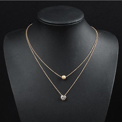 

Men's Women's Pendant Necklace Classic Flower Fashion Chrome Gold 50 cm Necklace Jewelry For