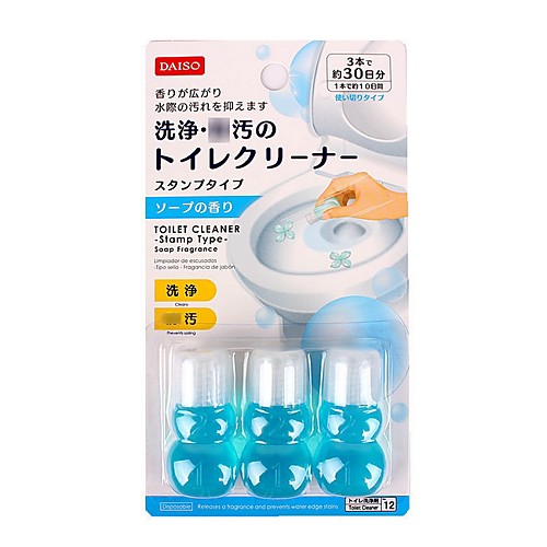 

Dasio Japan Made Toilet Bowl Cleaning Gel, 2000 Flushes Toilet Sterilization Detergent 3pcs