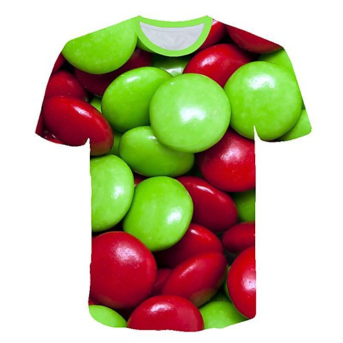 

Men's Daily T-shirt - 3D Print Rainbow