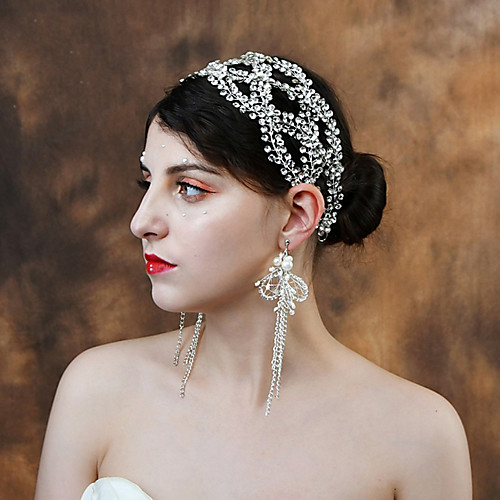 

Alloy Headpiece with Rhinestone 1 Piece Wedding Headpiece