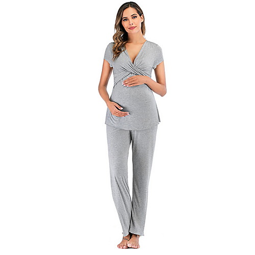 

Women's Suits Nightwear Black Wine Dark Gray S M L