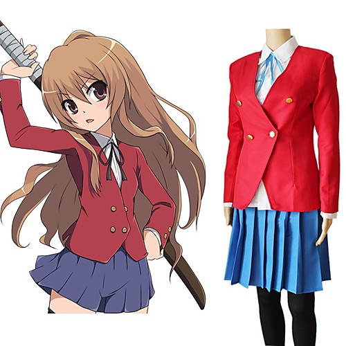 

Inspired by Toradora Taiga Aisaka Anime Cosplay Costumes Japanese Cosplay Suits Coat Shirt Rope For Women's