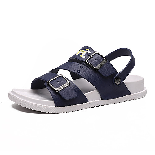 

Unisex PVC Fall / Spring & Summer Casual Sandals Water Shoes Breathable Black / Yellow / Orange / Blue