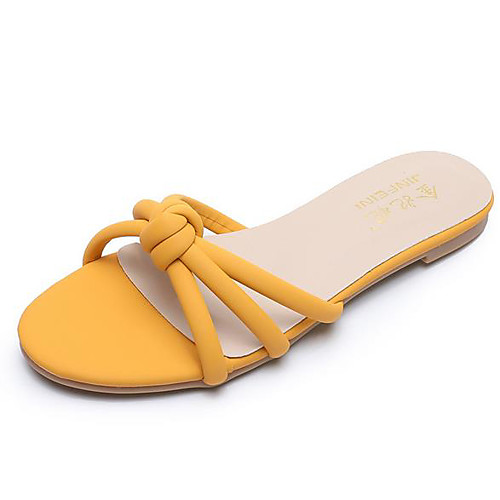 

Women's Slippers Stylish / Casual PU solid color Shoes