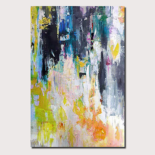 

Oil Painting Hand Painted - Abstract Landscape Comtemporary Modern Stretched Canvas