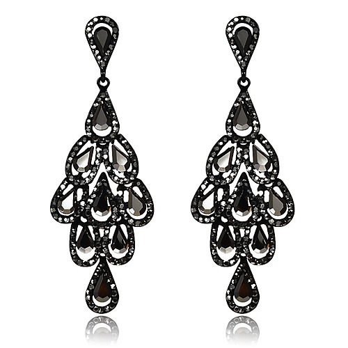 

Earrings Holiday Wedding Birthday Romantic Earrings Jewelry Black For Date Street Festival 1pc