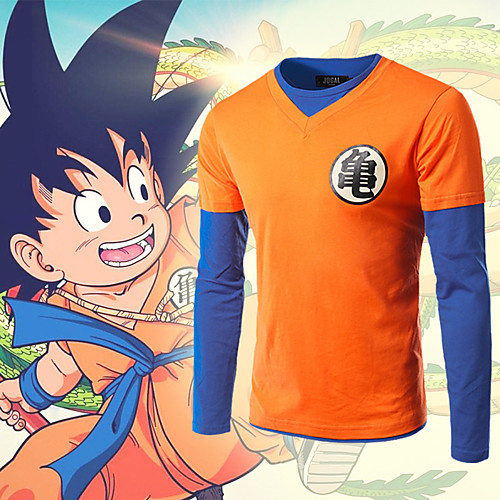 

Inspired by Dragon Ball Son Goku Cosplay Anime Cosplay Costumes Japanese Cosplay T-shirt Top For Men's Women's