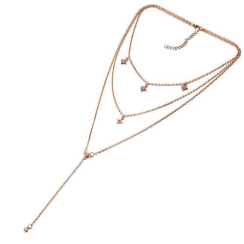 

Women's Pendant Necklace Necklace Friends European Romantic Casual / Sporty Sweet Chrome Gold 65 cm Necklace Jewelry 1pc For Street Festival