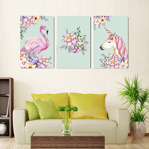 

5 Pieces Printing Decorative Painting Oil Painting Home Decorative Wall Art Picture Paint on Canvas Prints 40x60cmx3 Animals Floral
