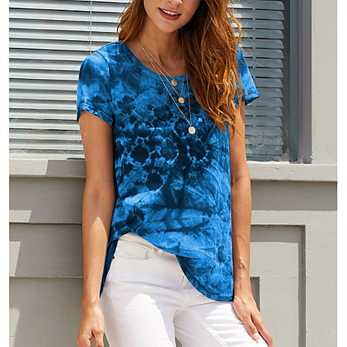 

Women's Daily T-shirt - Geometric Yellow